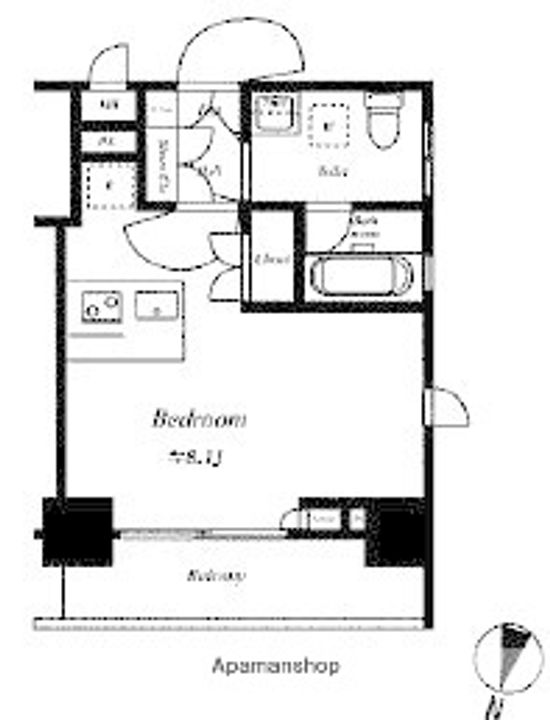 ステージファースト両国アジールコートの間取り