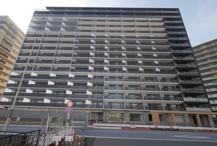 晴海フラッグサンヴィレッジA棟の外観