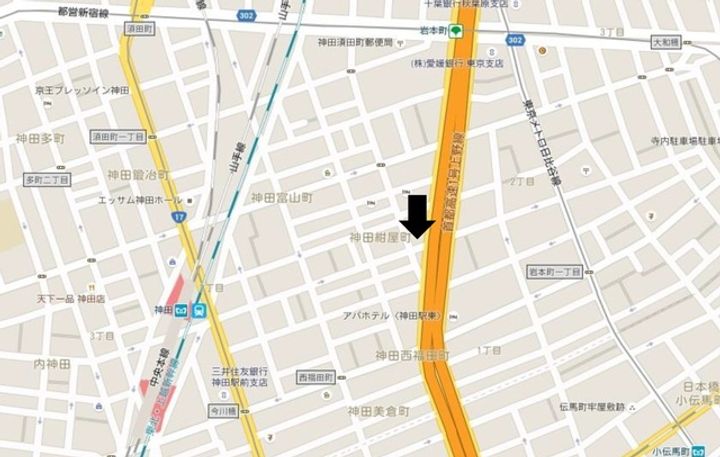 東京都千代田区神田東紺屋町の賃貸マンションの周辺