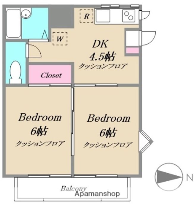 グレースハイムの間取り