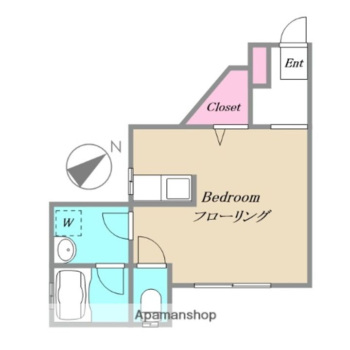 カーサK203の間取り