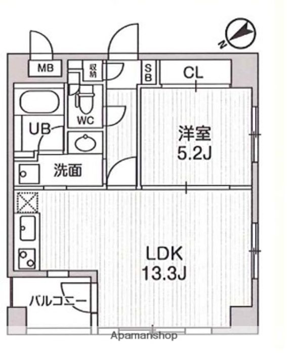 レジデンス白金高輪101の間取り