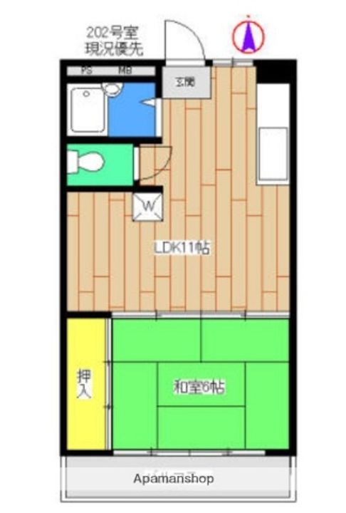 杉浦コーポの間取り