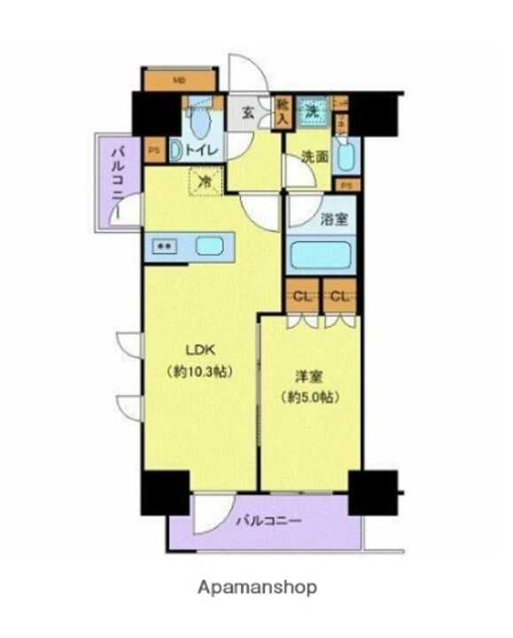 オープンレジデンシア王子の間取り