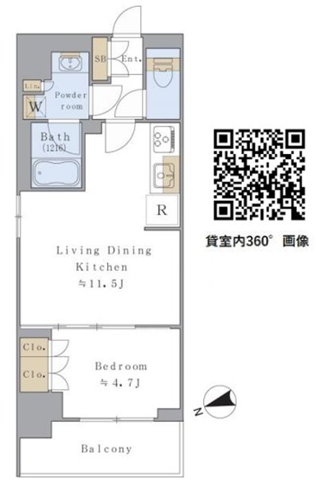 BRILLIA IST 駒込の間取り