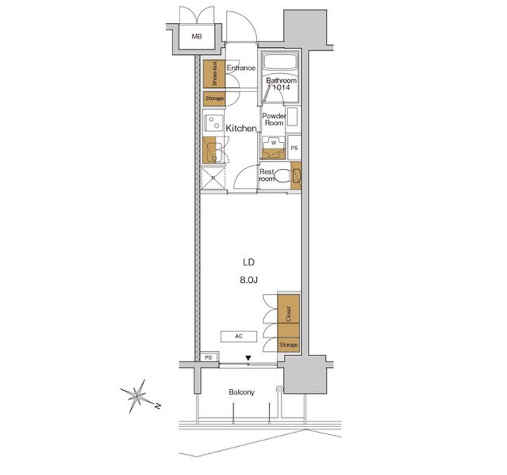 RJRプレシア東十条ガーデンの間取り