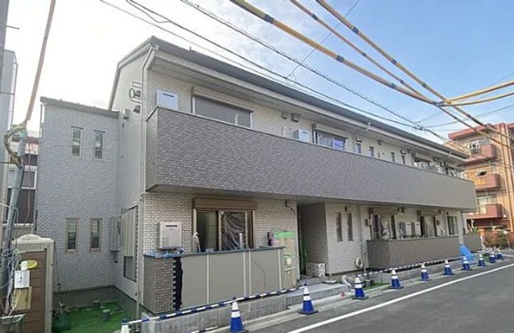 東京都北区東十条1丁目の賃貸アパートの外観