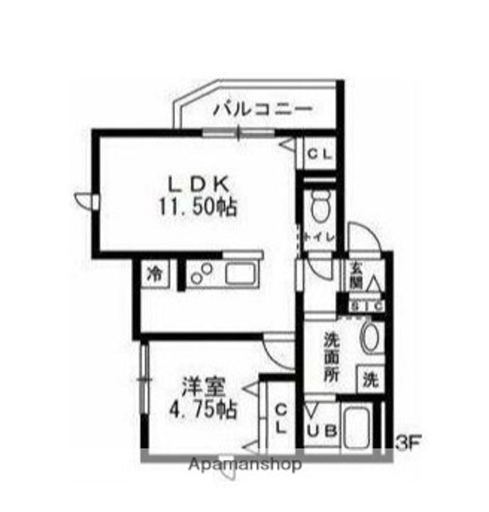 アピス赤羽の間取り