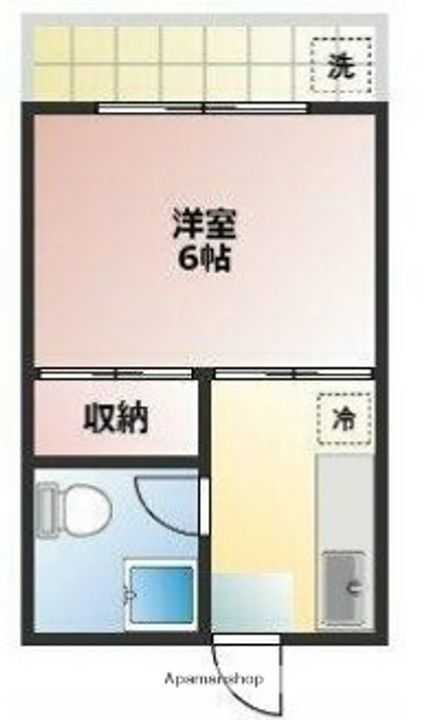 東京都北区赤羽3丁目の賃貸マンションの間取り