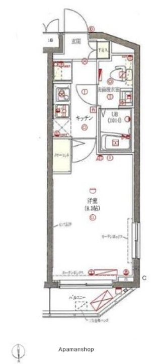 グロウワード東京NORTHアリビエの間取り