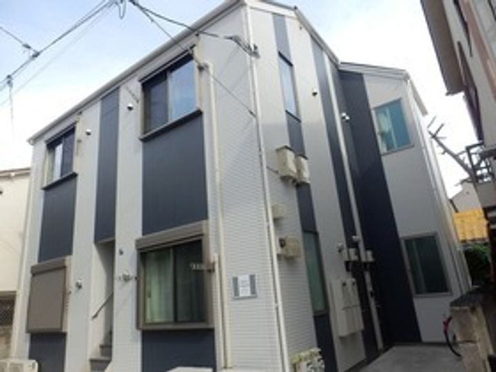 東京都北区西が丘1丁目の賃貸アパートの外観