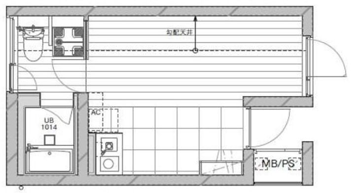 東京都北区上十条3丁目の賃貸マンションの間取り
