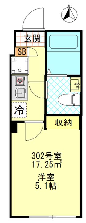 フィーカ板橋の間取り