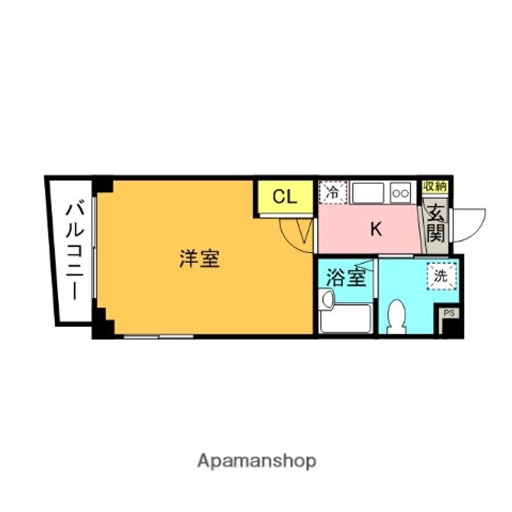 東京都杉並区梅里2丁目の賃貸マンションの間取り