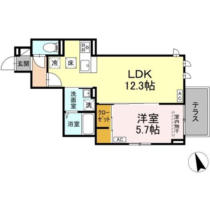 ASSETーCOURT調布ヶ丘の間取り