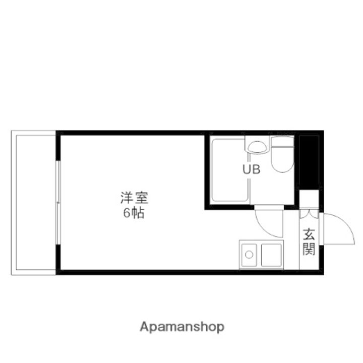 東京都武蔵野市中町3丁目の賃貸マンションの間取り