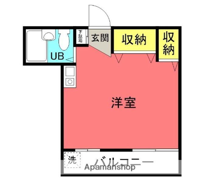 東京都武蔵野市境南町1丁目の賃貸アパートの間取り
