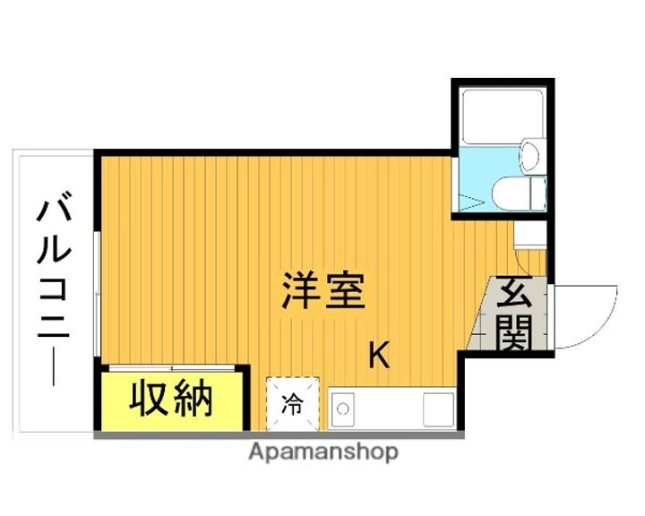 東京都武蔵野市境南町1丁目の賃貸アパートの間取り