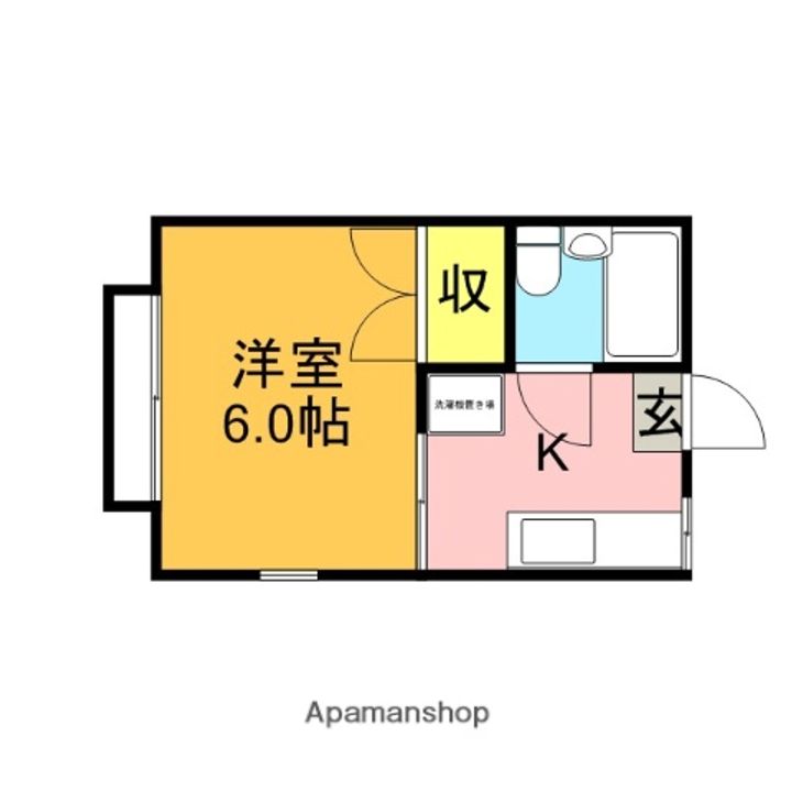 東京都杉並区西荻北2丁目の賃貸アパートの間取り