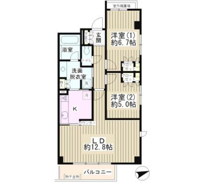 ピュアステージ千歳船橋の間取り