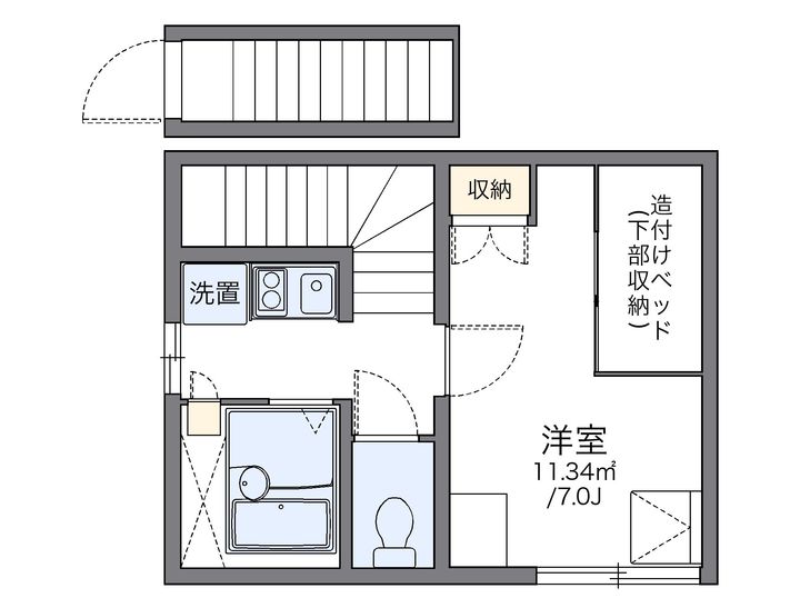 レオパレスYAGIの間取り