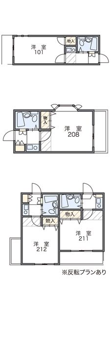 レオパレス天沼の間取り