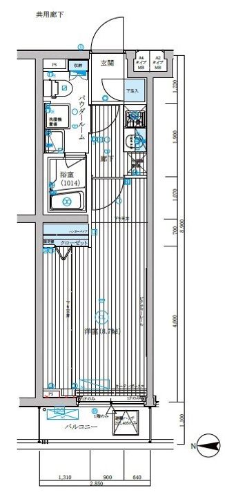 東京都練馬区関町北2丁目の賃貸マンションの間取り