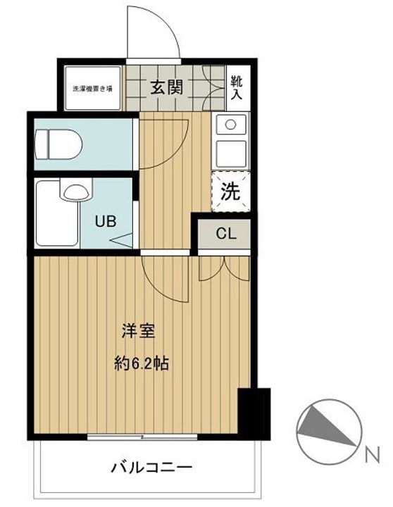 エクセリア上野毛の間取り