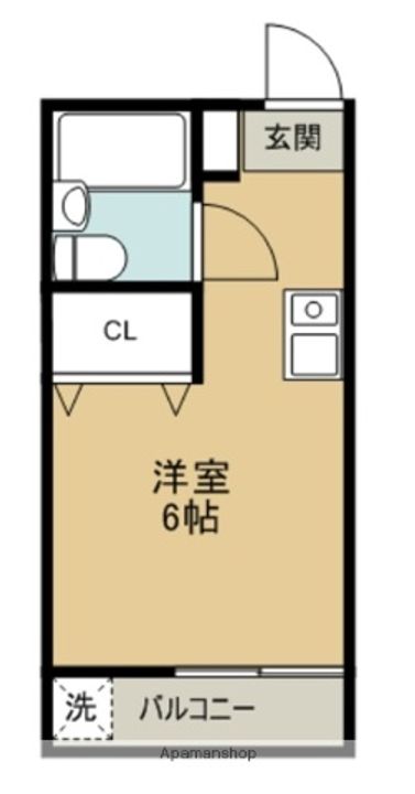 東京都西東京市南町2丁目の賃貸アパートの間取り