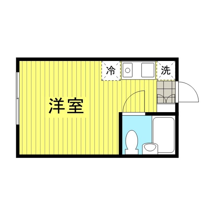 ヴィラ下北沢A棟の間取り