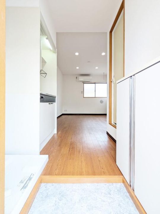 ヴィラ下北沢A棟の玄関