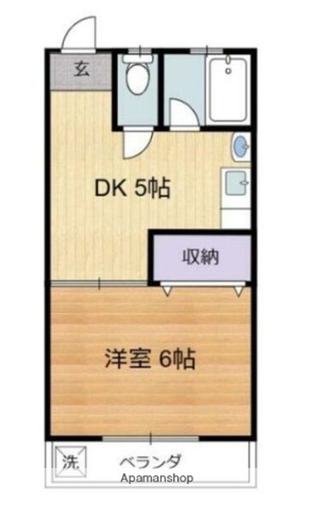 東京都西東京市東町6丁目の賃貸マンションの間取り