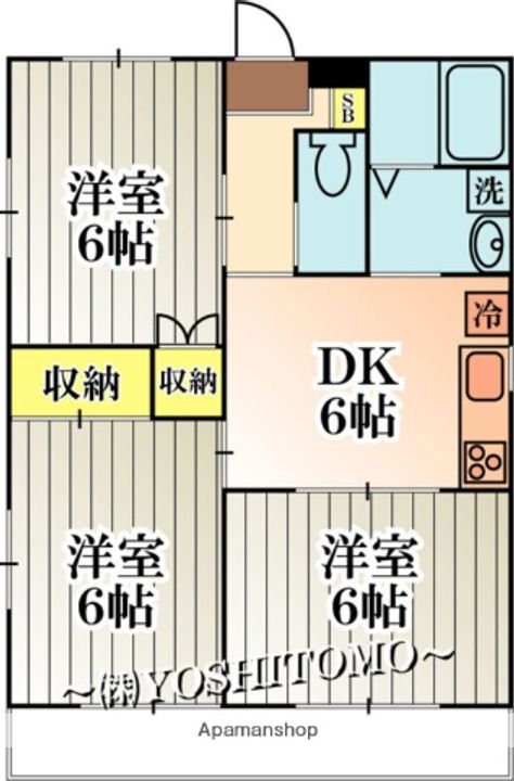 サンライズ田無Ⅰの間取り