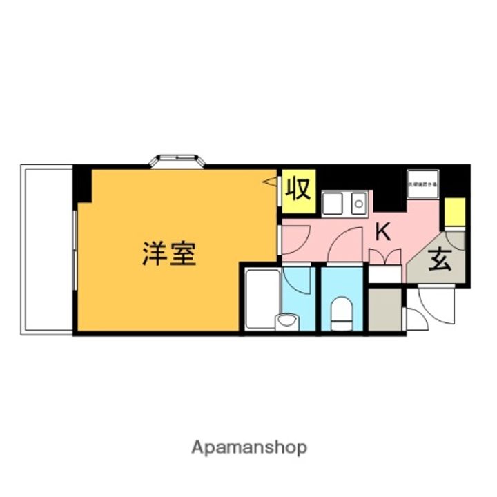 東京都小金井市本町2丁目の賃貸マンションの間取り