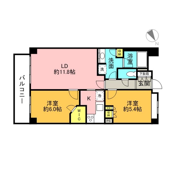 ピュアステージ千歳船橋の間取り