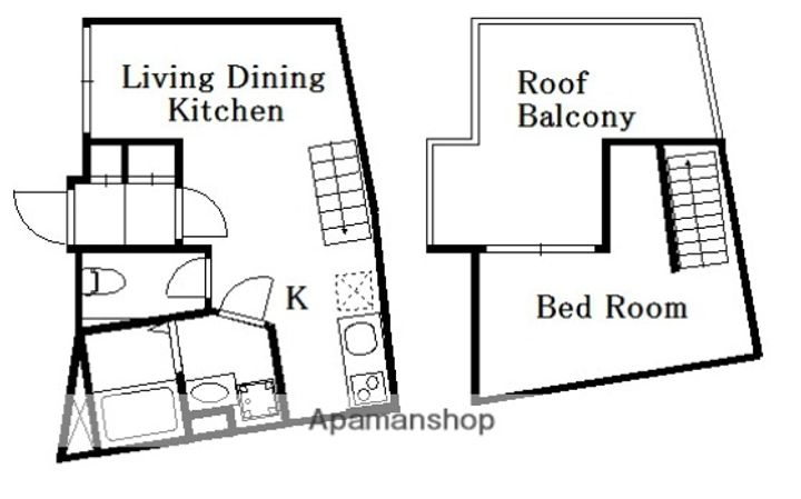 VERT COURT OGIKUBO FRONTの間取り
