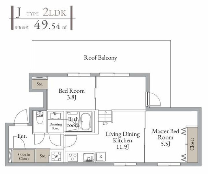 LIVEFLAT西荻窪の間取り
