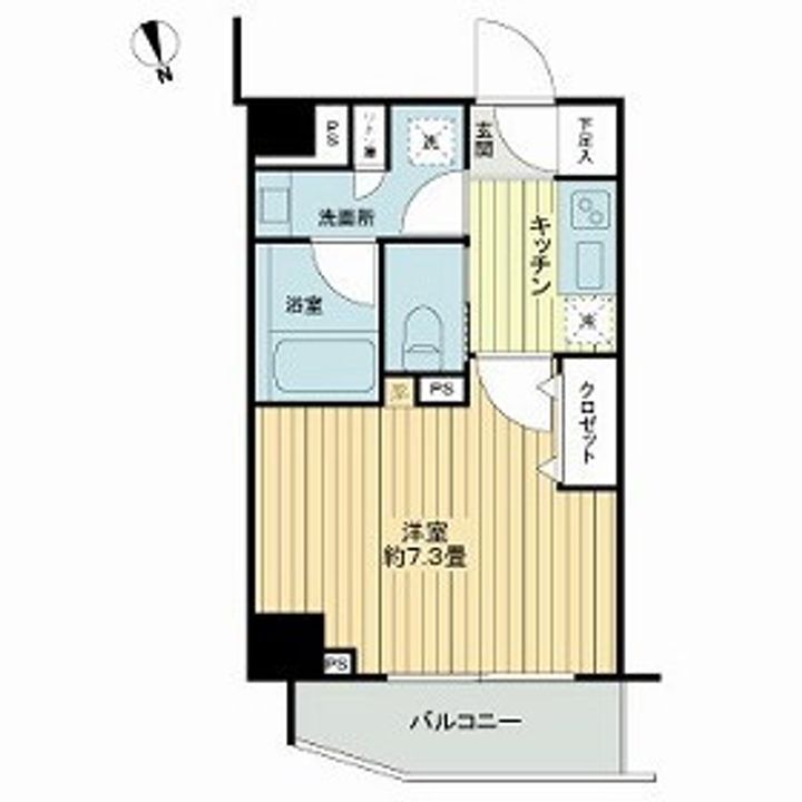 フレシア中目黒の間取り