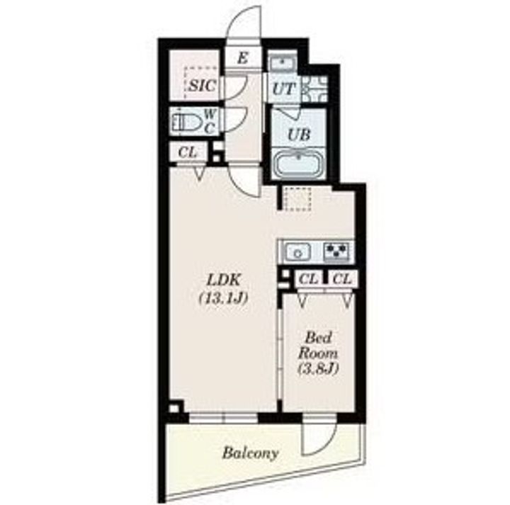 S−RESIDENCE高井戸EASTの間取り
