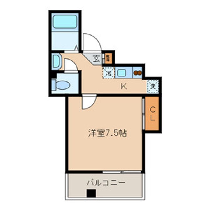 東京都国立市富士見台3丁目の賃貸マンションの間取り