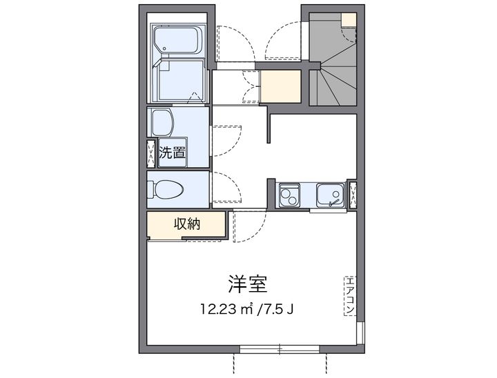 クレイノファウンデーション美好102の間取り