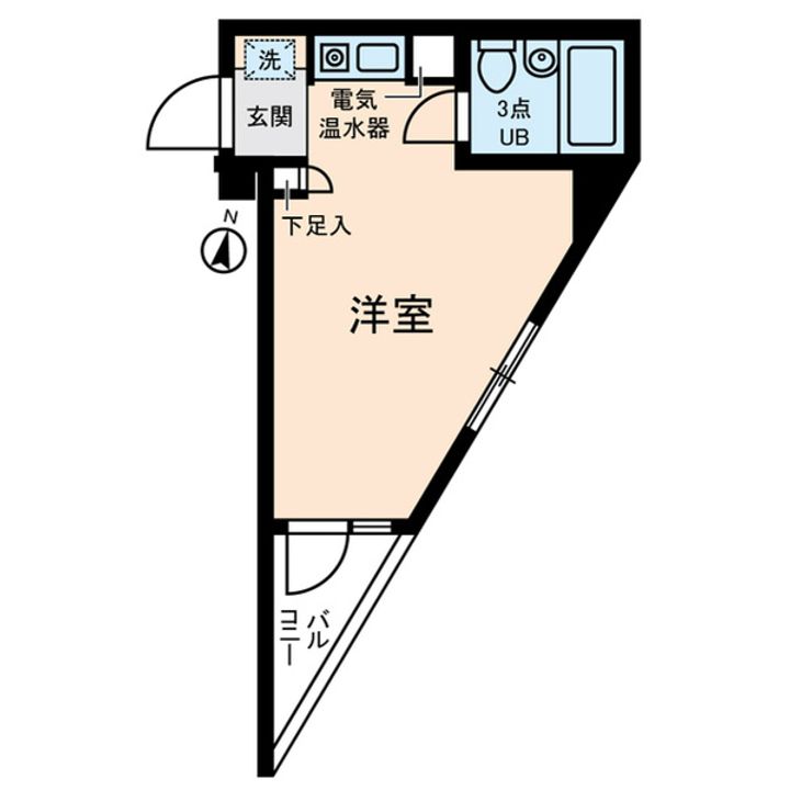 キャッスル・日野台の間取り
