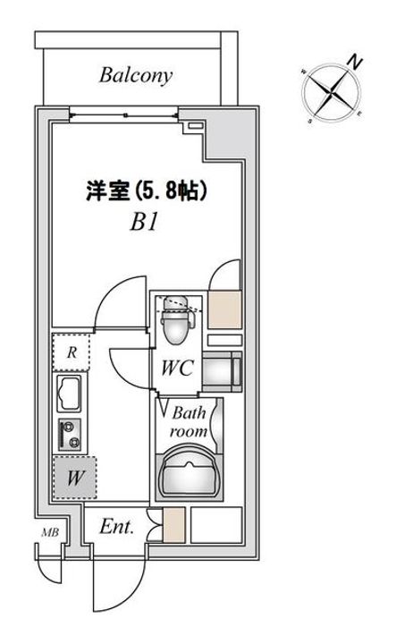 NーSTAGE稲城0401の間取り