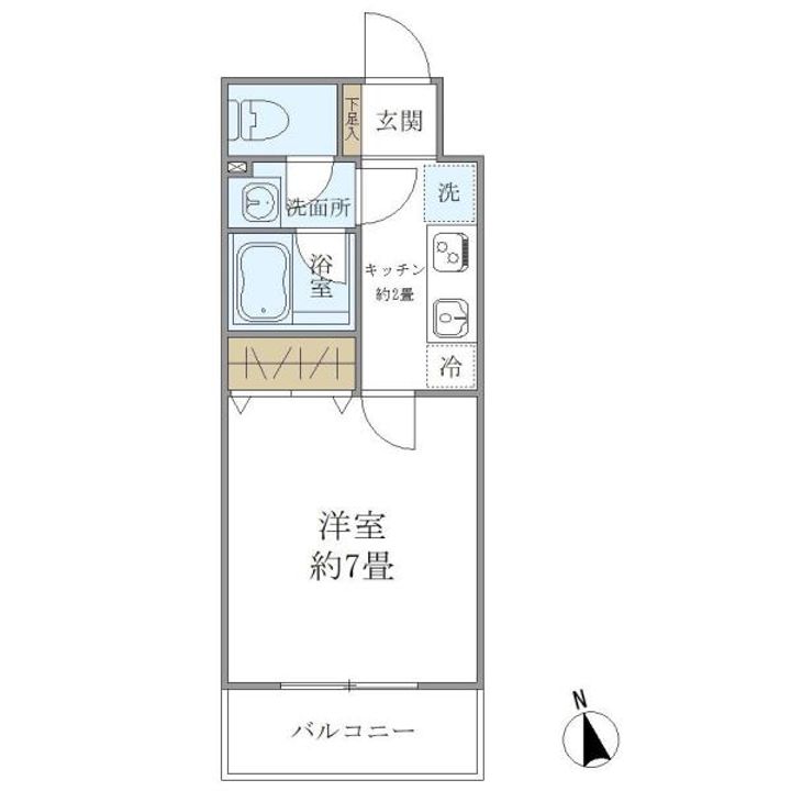 AS CABINSの間取り