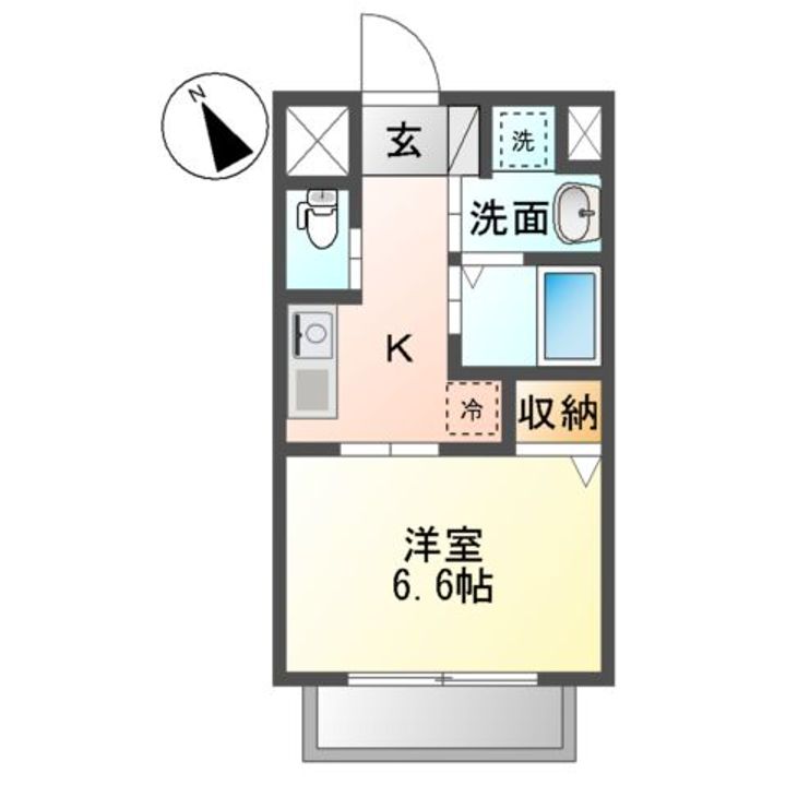 ラヴァリエ402の間取り