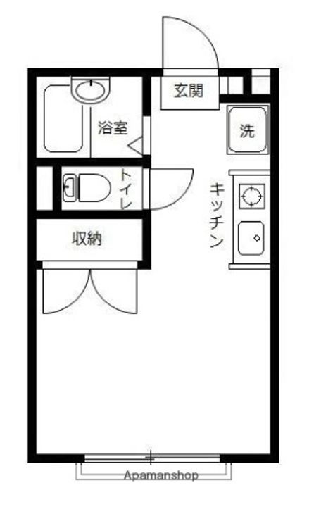 東京都武蔵野市吉祥寺南町4丁目の賃貸アパートの間取り