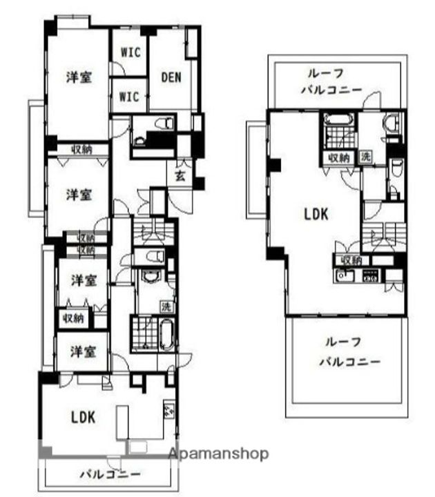 ロイヤルシティ西荻窪Ⅱの間取り