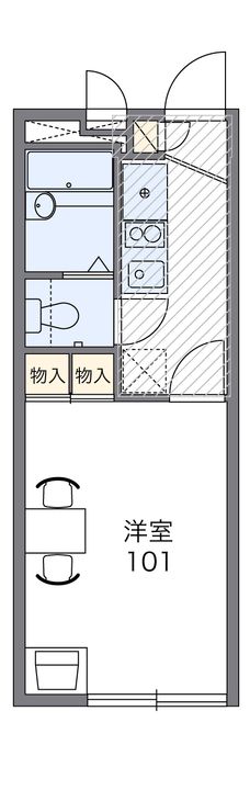レオパレスかすみの間取り