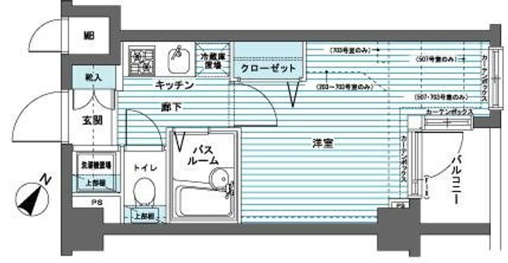 フェニックス代田橋NORTHの間取り