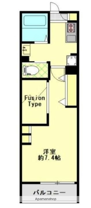 東京都杉並区久我山5丁目の賃貸マンションの間取り